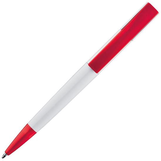 Picture of Plastikowy długopis z szerokim klipem