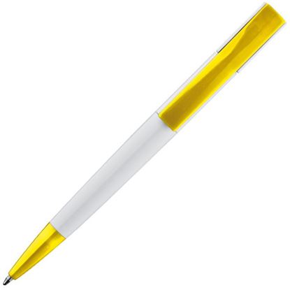 Obrazek Plastikowy długopis z szerokim klipem