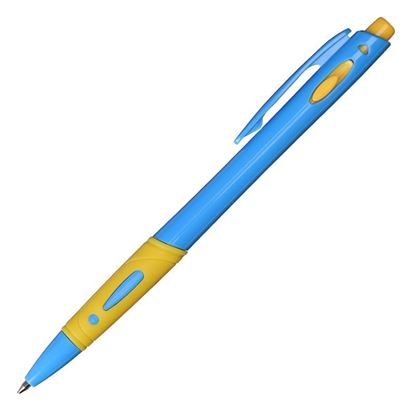 Obrazek Długopis Azzure, niebieski/żółty 