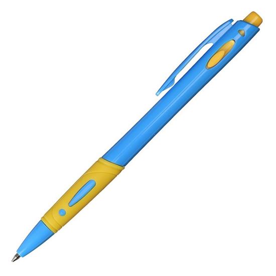 Picture of Długopis Azzure, niebieski/żółty 
