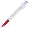 Picture of Długopis QR-me, czerwony/biały 