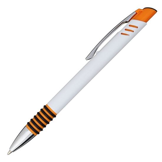 Picture of Długopis Joy, pomarańczowy/biały 