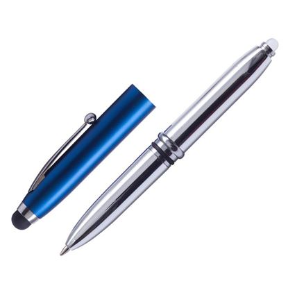 Picture of Długopis – latarka LED Pen Light, niebieski/srebrny 