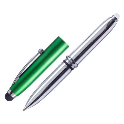 Picture of Długopis – latarka LED Pen Light, zielony/srebrny 