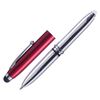 Obrazek Długopis – latarka LED Pen Light, czerwony/srebrny 