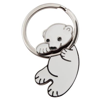 Obrazek Brelok Polar Bear, biały 