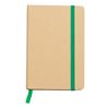 Obrazek Notatnik 90x140/80k kratka Lisboa Mini, zielony/beżowy 