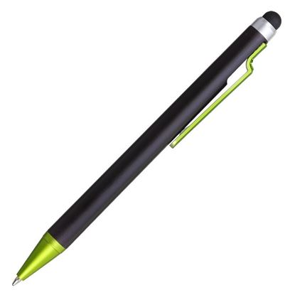 Obrazek Długopis z rysikiem Amarillo, zielony/czarny 