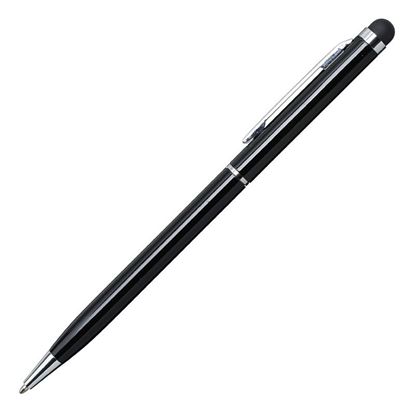 Obrazek Długopis aluminiowy Touch Tip, czarny 
