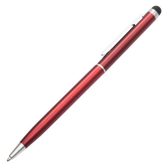 Obrazek Długopis aluminiowy Touch Tip, czerwony 