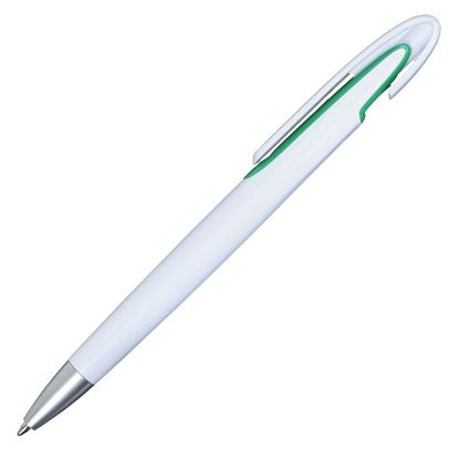 Obrazek Długopis Advert, zielony/biały 