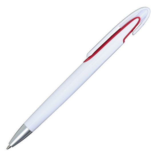 Obrazek Długopis Advert, czerwony/biały 