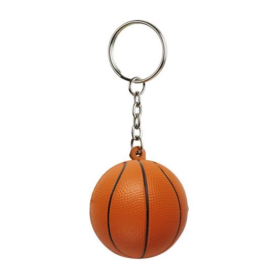Obrazek Brelok antystresowy Basket, pomarańczowy/czarny 