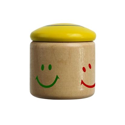 Obrazek Temperówka Happy Face, żółty/brązowy 