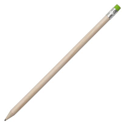 Obrazek Ołówek z gumką, zielony/ecru 