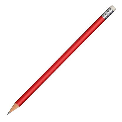 Obrazek Ołówek drewniany, czerwony 