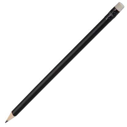 Obrazek Ołówek drewniany, biały/czarny 